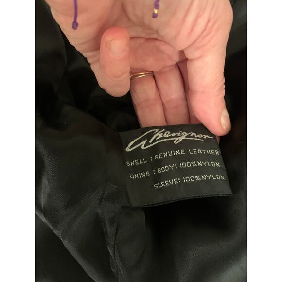 VINTAGE 80s CHEVIGNON HOPI NAVAJO NATIVE WESTERN BOHO FRINGED SUEDE JACKET M - Picture 10 of 10